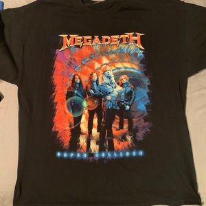Concert t-shirt. Megadeth Supercollider